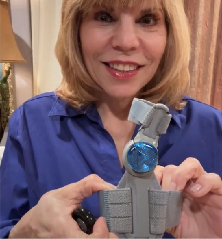 Customer with BuniCure Bunion Correction